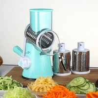 Manual Kitchen Accessories Multifunctional Round Mandoline Potato